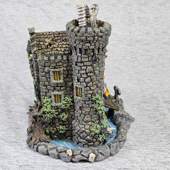 Hawthorne Village Universal Monster Frankenstein Castle Light Figurine Halloween - Picture 7 of 16